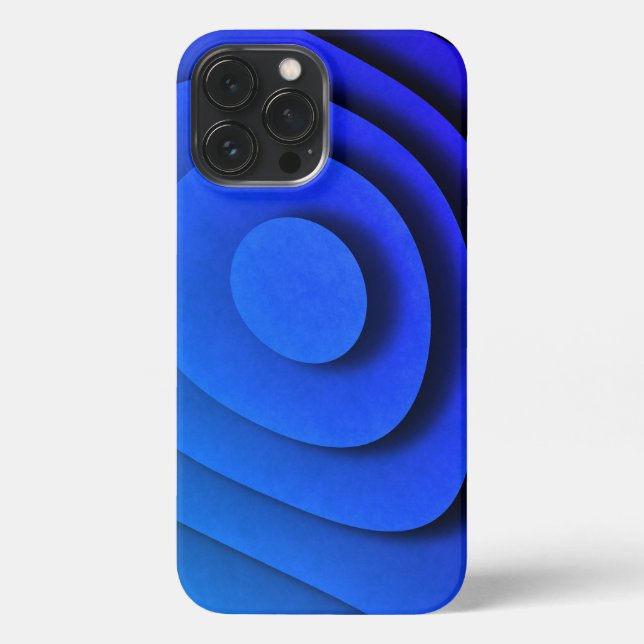 Coque iPhone Couleur bleue (Verso)