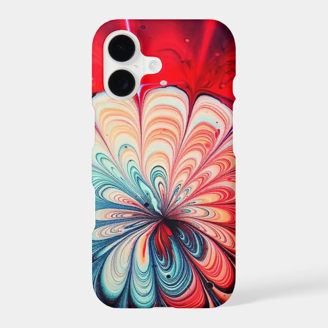 Coque iPhone Couleur rouge (Verso)