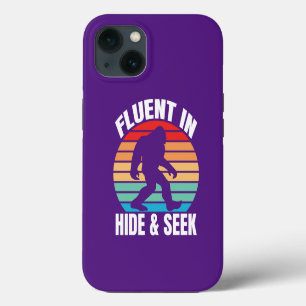 Etui iPhone 13 Courant à cache-cache drôle Bigfoot