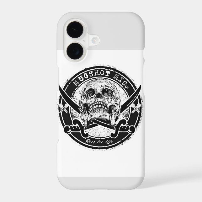 Coque iPhone Couverture de téléphone mobile Mugshot Mic (Verso)