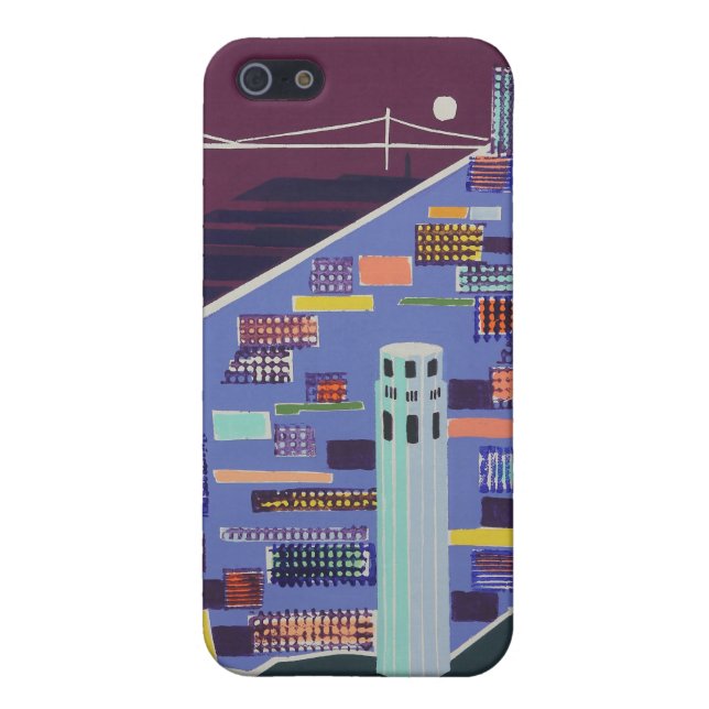 Coque iPhone Couverture d'IPhone de tour de Coit (Dos)