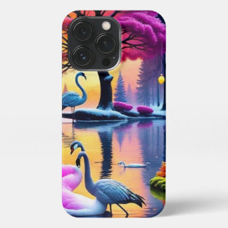 Etui iPhone 13 Pro Couverture iPhone 13 - Conception nature paisible
