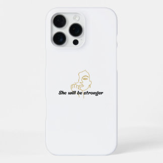 Coque iPhone 16 Pro Max Couverture téléphonique mobile pour les femmes