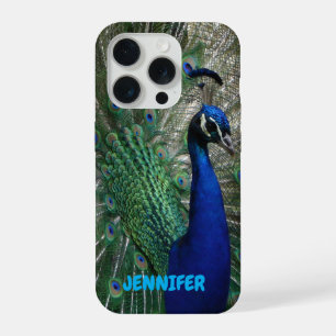 Couvre iPhone personnalisé avec paon