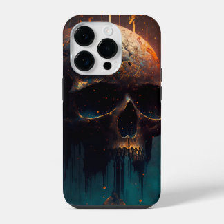 Coque Pour iPhone 14 Plus Crâne avec fond apocalyptique