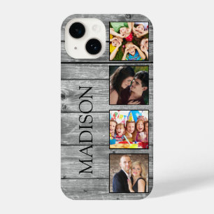 Coque Pour iPhone 14 Create Your Custom Photo Collage Rustic Farmhouse