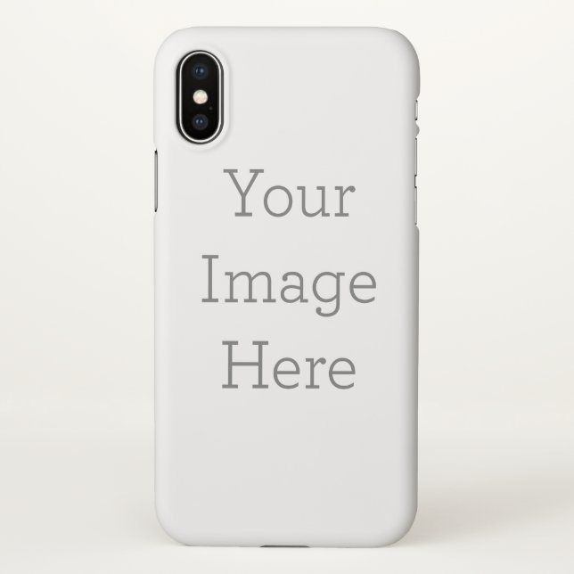 Coque personnalisée iPhone X d'Apple Mate (Dos)