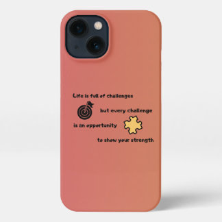 Etui iPhone 13 Créez Votre Propre Citation Inspirante Motivationn