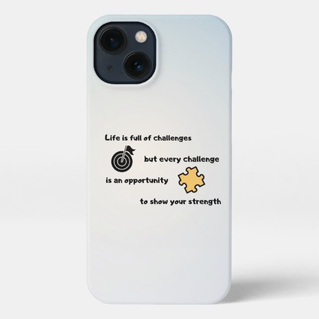 Coque iPhone Créez Votre Propre Citation Inspirante Motivationn (Verso)