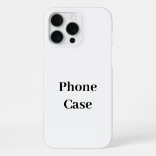Coque iPhone 16 Pro Max Créez Votre Propre Promotion de Marque Simple