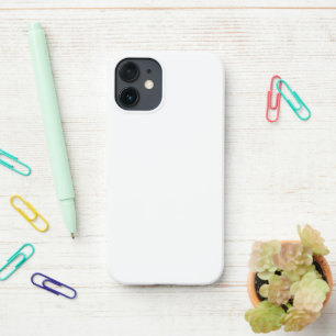 Coque iPhone 12 Mini Créez votre raquette de Pickleball blanche