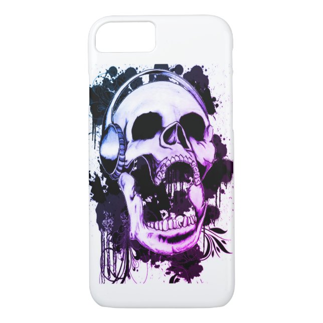 Coque iphone criard de crâne (Dos)