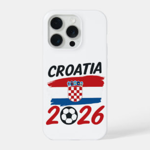 Croatie 2026 Design de Fan de Football Drapeau Cou