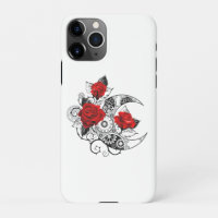 Croissant mécanique avec roses rouges