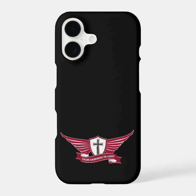 Coque iPhone Croix chrétienne (Verso)