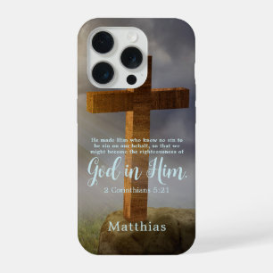 Croix en Bois Magnifique avec Écriture Personnalis