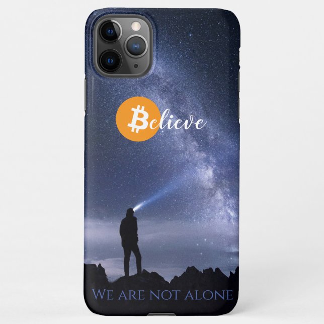 Coque iPhone Croyez en Bitcoin iPhone 11 coque (Dos)