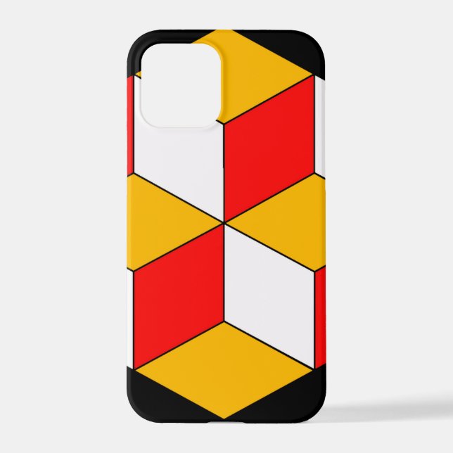 Coque iPhone cubes 3d (Verso)
