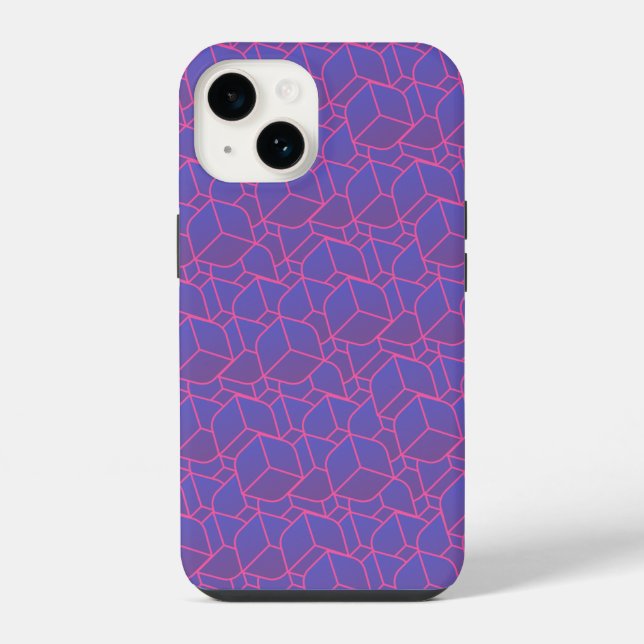 Coque iPhone Cubes électriques (Verso)