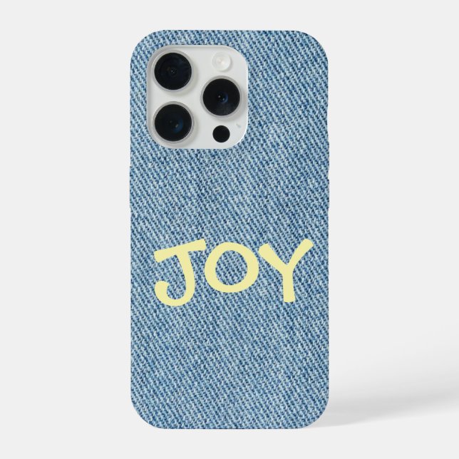 Coque iPhone Custom Name Denim Jeans Phone Case (Verso)