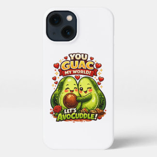 Etui iPhone 13 Cute Avocado Valentine’s Love Design, kawaii Love