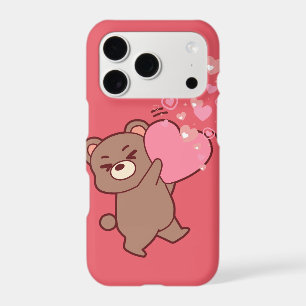 Coque iPhone Cute Bear Love – Rose Adorable pro17