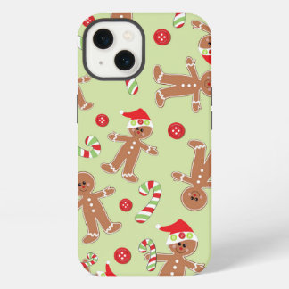 Etui iPhone 13 Cute Gingerbread Homme Festif Noël Candy Thème