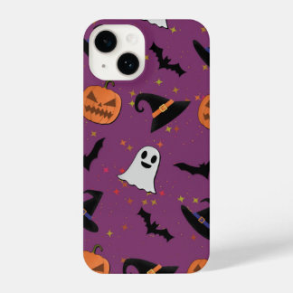 Coque Pour iPhone 14 Cute Halloween Motif sans couture