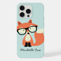 Cute Hipster Red Fox