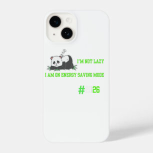 Coque Pour iPhone 14 "Cute lazy panda confort design tendance"