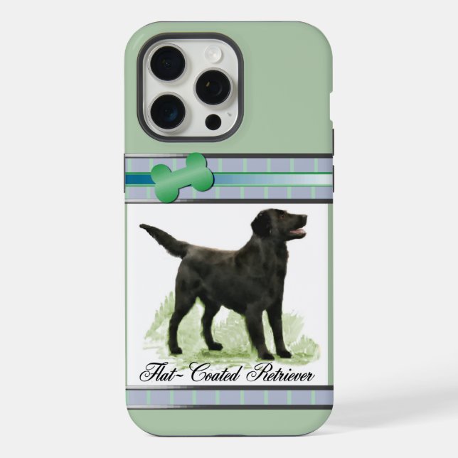Coque iPhone Cute Moderne Retriever Dog Art (Verso)