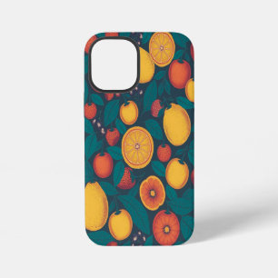 Coque iPhone 12 Mini Cute Motif de fruits colorés - Fun Summer Design