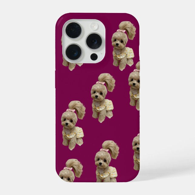 Coque iPhone Cute puppy Phone case (Verso)