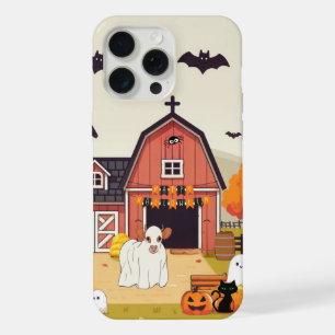 Cute vache d'Halloween et ferme