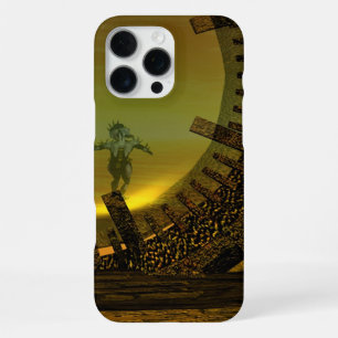 Coque iPhone 16 Pro Max CYBORG TITAN, DÉSERT HYPERION Science-fiction Scif