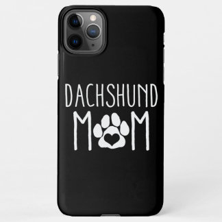 Coque iPhone 11Pro Max Dachshund Maman Amoureux des chiens Cadeau Mors Da