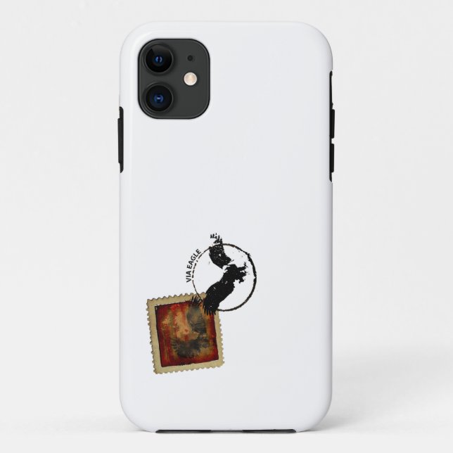 coque iphone d'aigle américain (Dos)