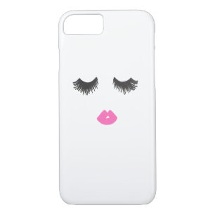 Coque iphone d'amour de mèche et de lèvre