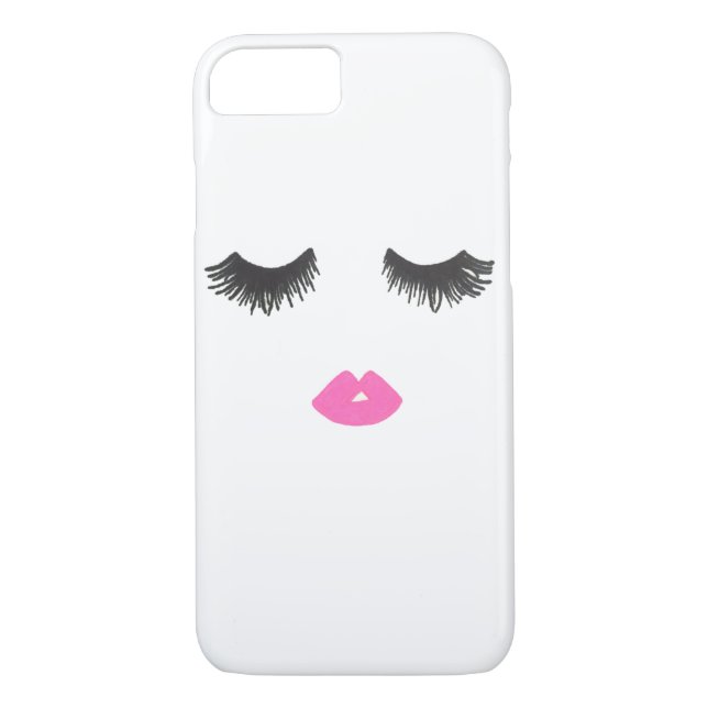 Coque iphone d'amour de mèche et de lèvre (Dos)
