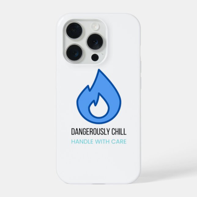 Coque iPhone Dangerously Chill – Glace & Feu (Verso)