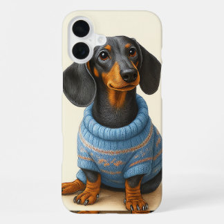 Coque iPhone 16 Plus Dapper Teckel