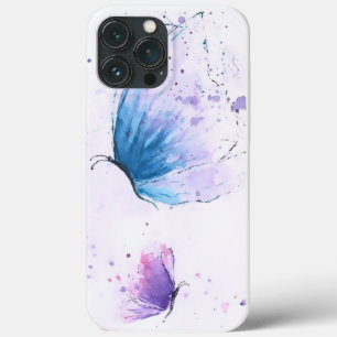 Coque iphone d'aquarelle papillon esthétique