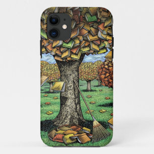 Coque iphone d'arbre de livre