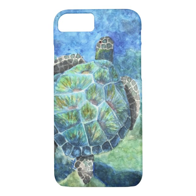 coque iphone d'armatures - Tortue de mer n° 2 (Dos)