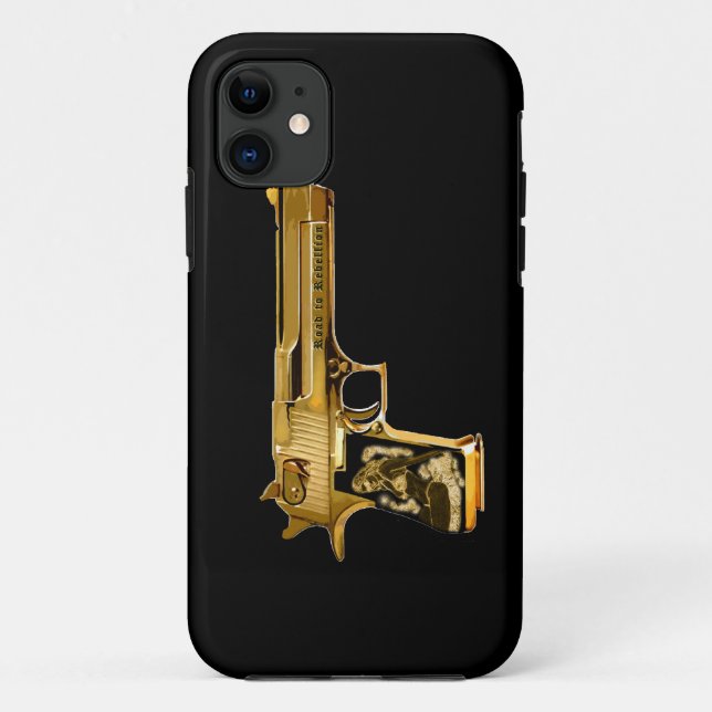 Coque iphone d'arme à feu de souteneur (Dos)