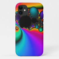 Coque iphone d'art Rainbow Bubble