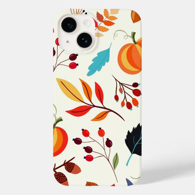 coque iphone d'automne motif (Verso)