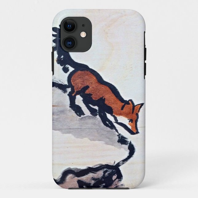 Coque iphone de attente de Fox (Dos)