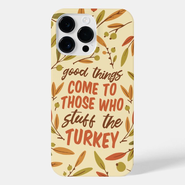 COQUE iPhone DE BONNES CHOSES VIENNENT À CEUX QUI FRAPPENT LA T (Verso)