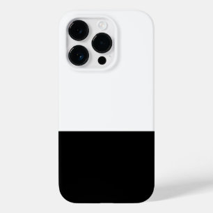 Coque iphone de cadre noir blanc de conception min